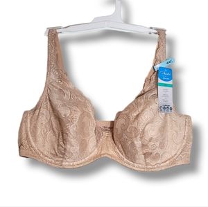 Playtex Thin Foam Full Coverage Lace Underwire Bra 44C